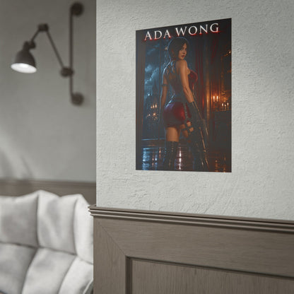 Resident Evil Ada Wong Video Game Poster Wall Art Print Decor