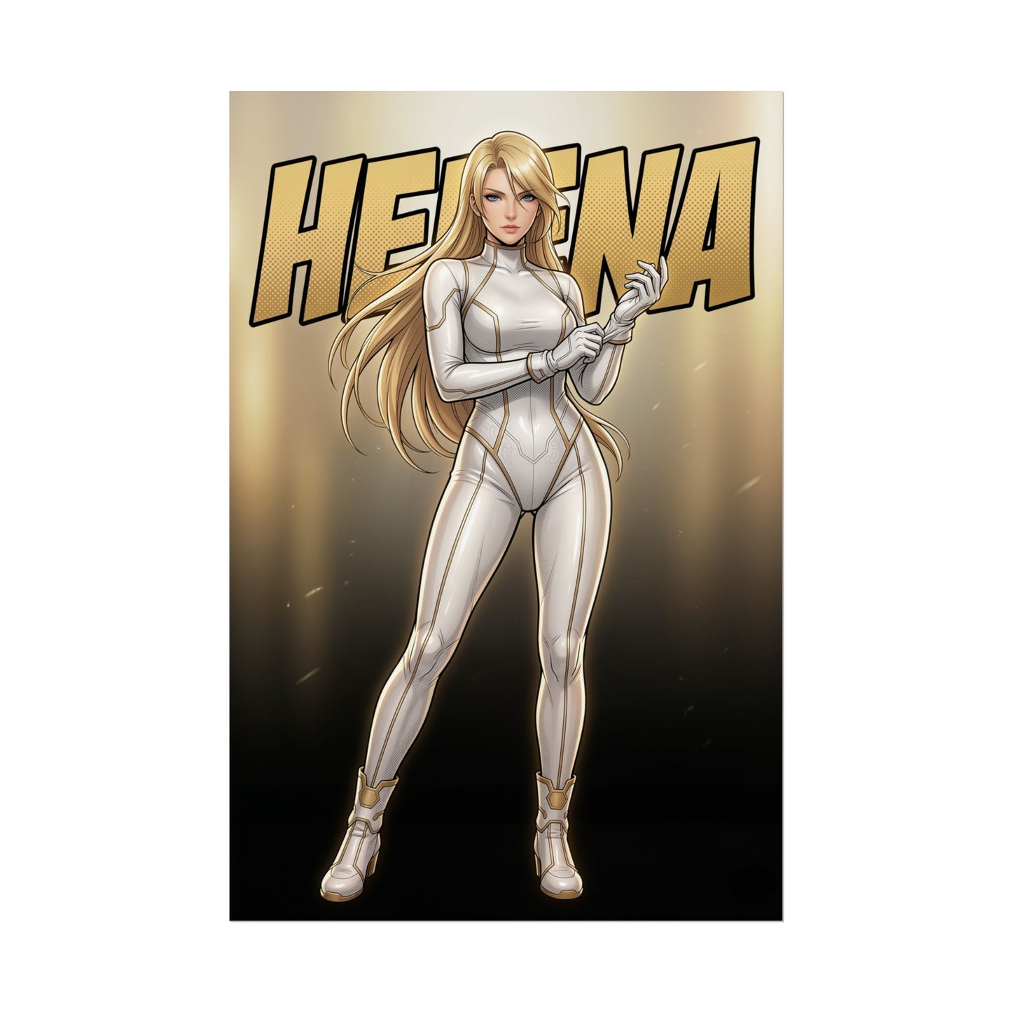 Helena Douglas Tekken Poster, Tekken Wall Art Print, Fighting Game Woman Decor, Gamer Room Wall Art, Gift