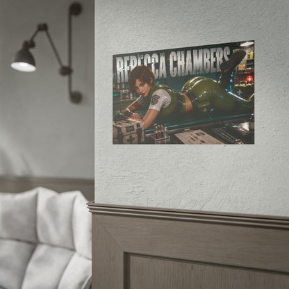 Rebecca Chambers Resident Evil Poster Gaming Wall Art Gamer Room Decor Art Print
