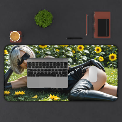 2B Gaming-Mauspad, Nier Automata Schreibtischunterlage, Anime-Kriegerinnen-Mauspad