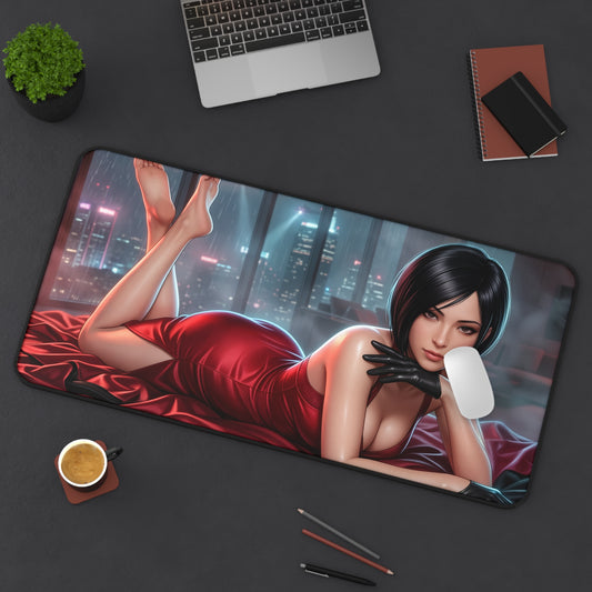 Resident Evil Mouse Pad, Ada Wong Desk Mat, Gamer Gift XXL