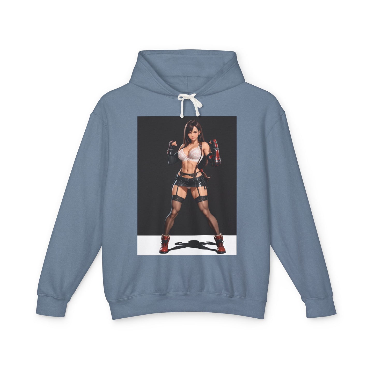 Tifa Lockhart Hoodie | Kampfsportheldin Hoodie | Anime-Kämpferin Pullover