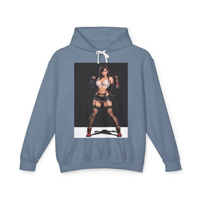 Tifa Lockhart Hoodie | Kampfsportheldin Hoodie | Anime-Kämpferin Pullover