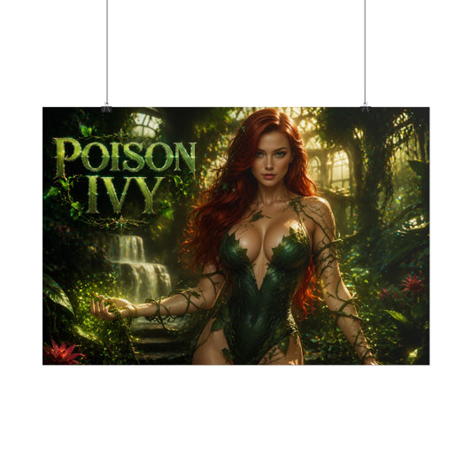 Poison Ivy Comic Poster Character Wall Art Collector Room Decor Art Print
