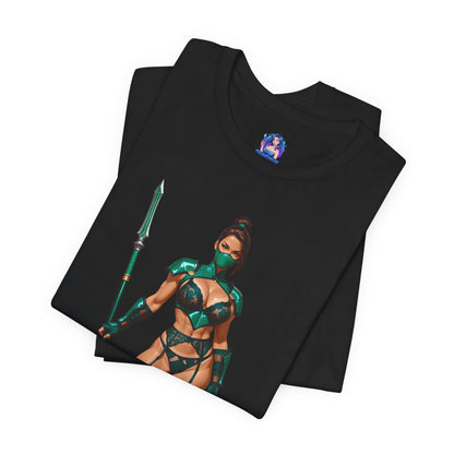 Jade T-Shirt | Mortal Kombat Grafik-T-Shirt für Gamer &amp; Anime-Fans | Krieger-Waifu-Shirt