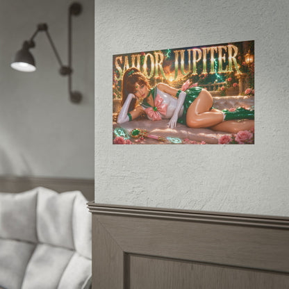 Anime Room Decor Sailor Jupiter Sailor Moon Poster Wall Art Character Print