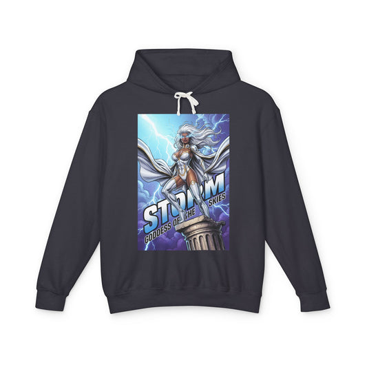 Storm Hoodie | Marvel Superhero Hoodie | Goddess of the Skies Pullover - lightweight 100% cotton streetwear with Storm graphic