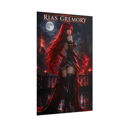 High School DxD Rias Gremory Poster Anime Wall Art Print
