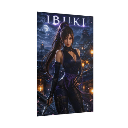 Ibuki Street Fighter Poster Capcom Gaming Wall Art Print Decor