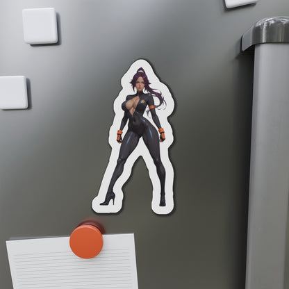 Yoruichi Shihouin Magnet – Bleach Anime Girl Fridge Magnet, Sexy Warrior Decor