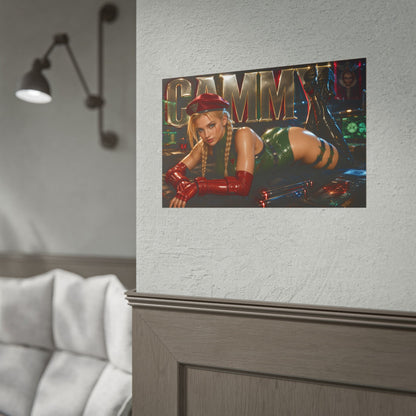 Cammy White Street Fighter Wall Art Poster Gaming Decor Collectible Gamer Gift