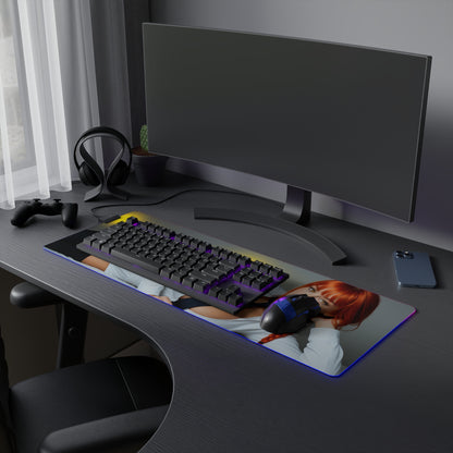 Килимок для столу Makima – світлодіодний RGB-підсвітлювальний килимок, ігровий комплект для дівчат з аніме Waifu