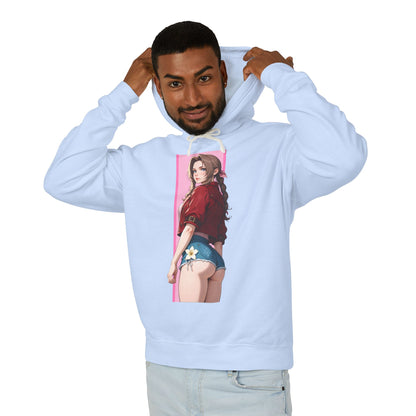 Aerith Gainsborough Hoodie | Fantasy RPG Hoodie | Anime Heroine Pullover