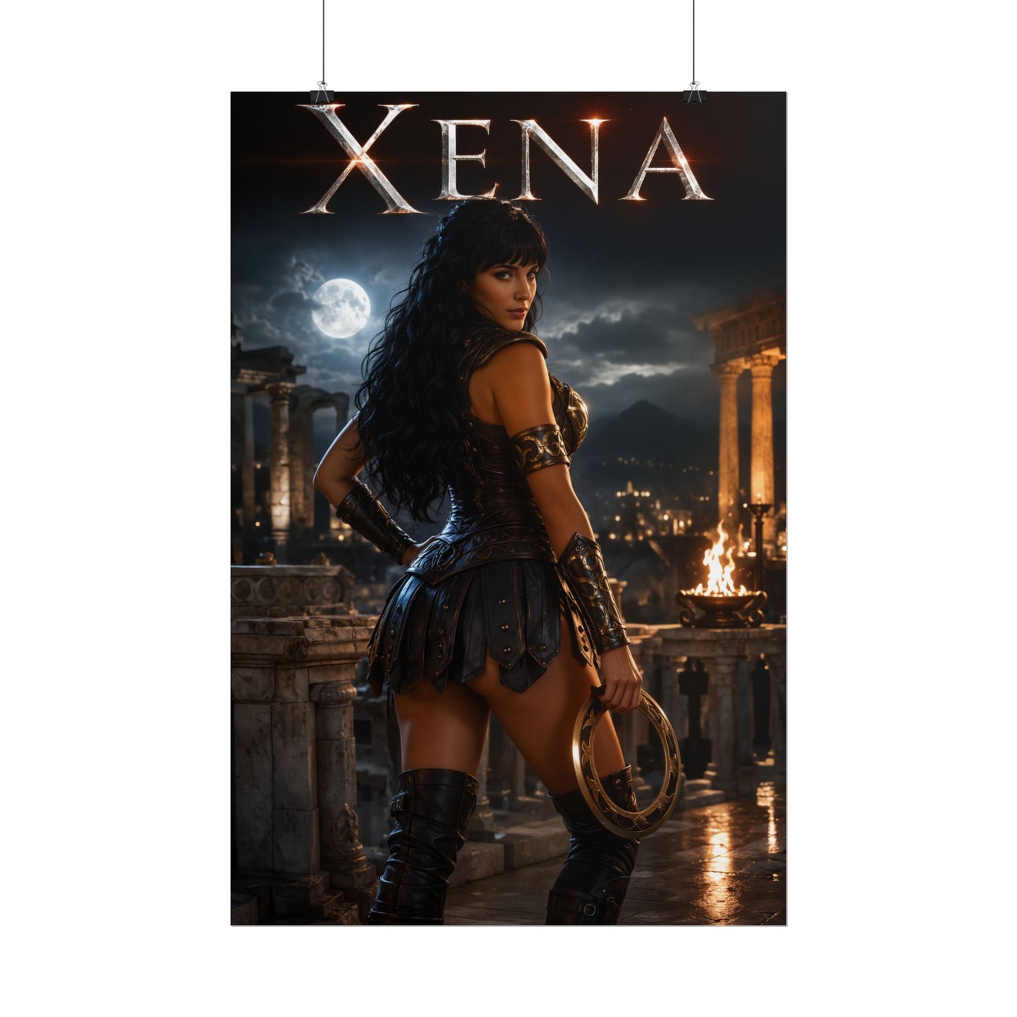 Warrior Princess Xena Fantasy Poster Collectible Wall Art Print