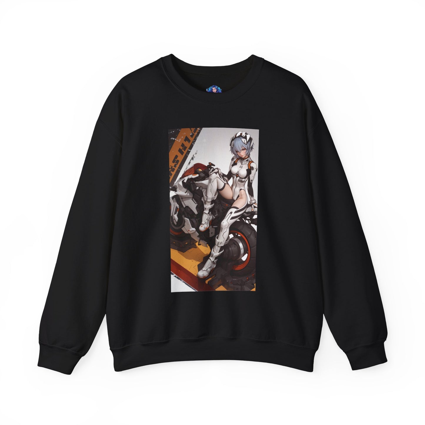 Rei Ayanami Sweatshirt, Evangelion Crewneck, Minimalist Anime Streetwear for Fans