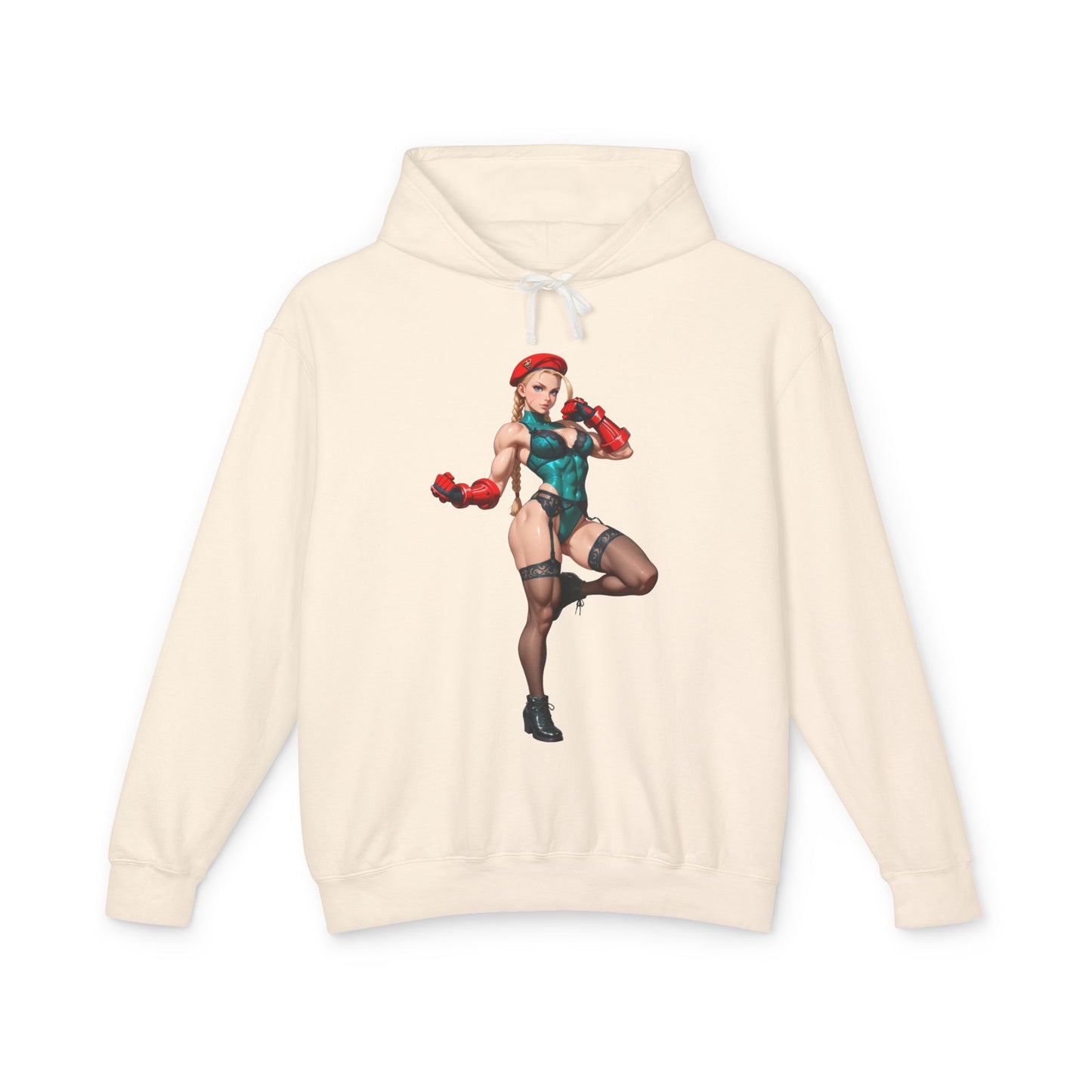 Cammy White Hoodie | Street Fighter Gamer Hoodie | Anime Waifu Grafik-Pullover