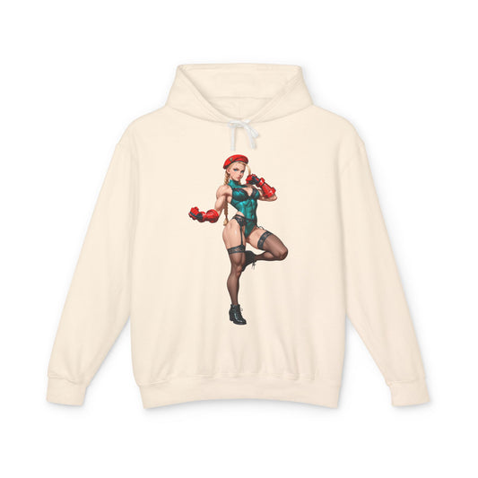 Cammy White Hoodie | Street Fighter Gamer Hoodie | Anime Waifu Graphic Pullover