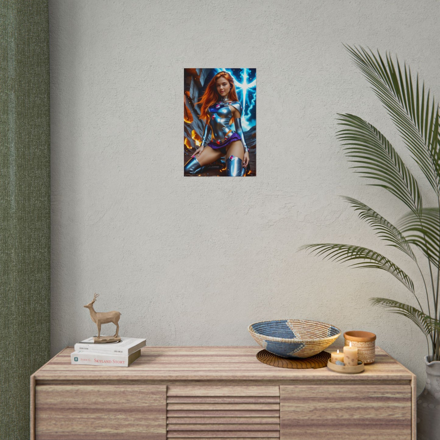 Starfire Poster – Stunning Heroine Wall Art Print for Bedroom or Office Decor
