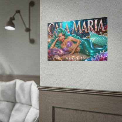 Cala Maria Character Poster Cuphead Gamer Room Wall Art Collectible Decor