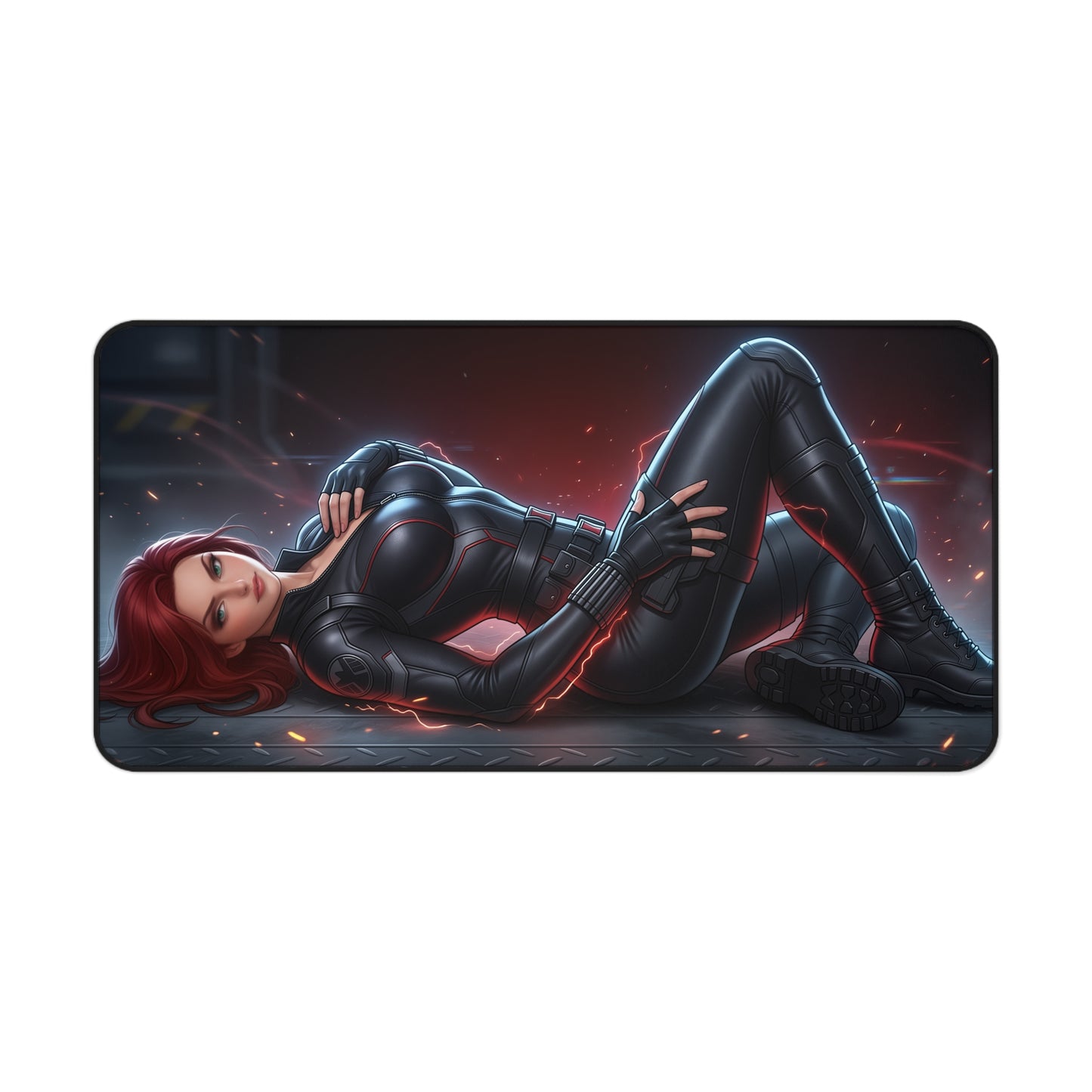 Marvel Mouse Pad, Black Widow Desk Mat, Large Desk Pad