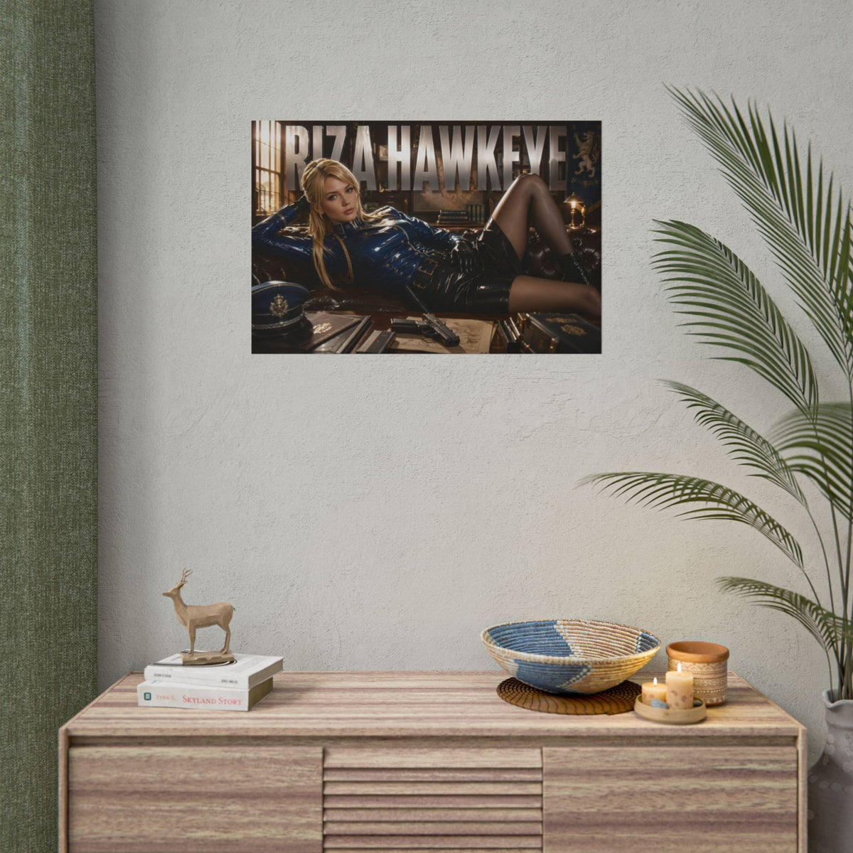 Riza Hawkeye Fullmetal Alchemist Anime Poster Wall Art Character Room Decor