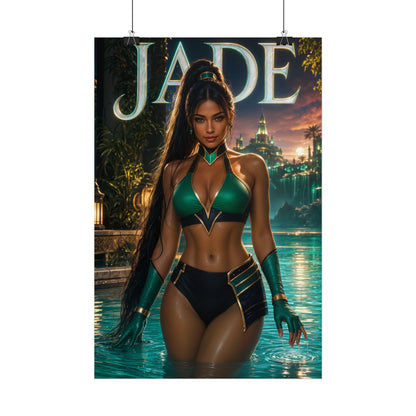 Game Room Decor Jade Mortal Kombat Wall Art Poster Collectible Character Print