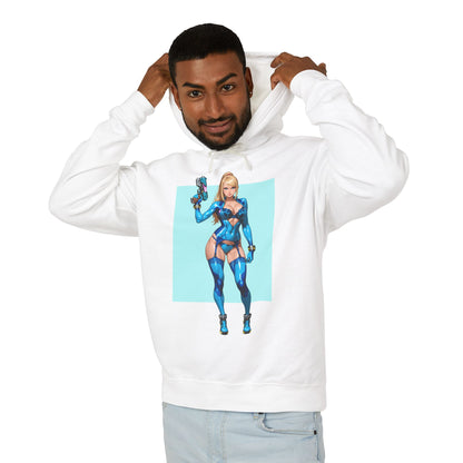 Samus Aran Hoodie | Cosmic Hunter Hoodie | Anime-Weltraumkrieger-Pullover