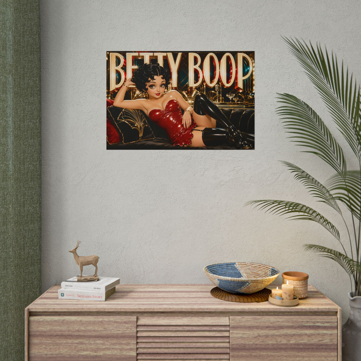 Betty Boop Betty Boop Wall Art Poster Retro Decor Collectible Character Gift