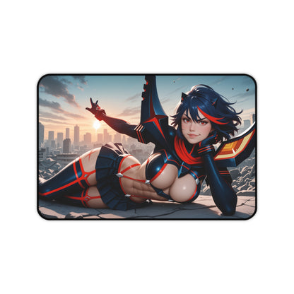 Килимок для столу Ryuko Matoi, килимок для миші з аніме-дівчиною-файтингом, налаштування столу для екшн-ігор