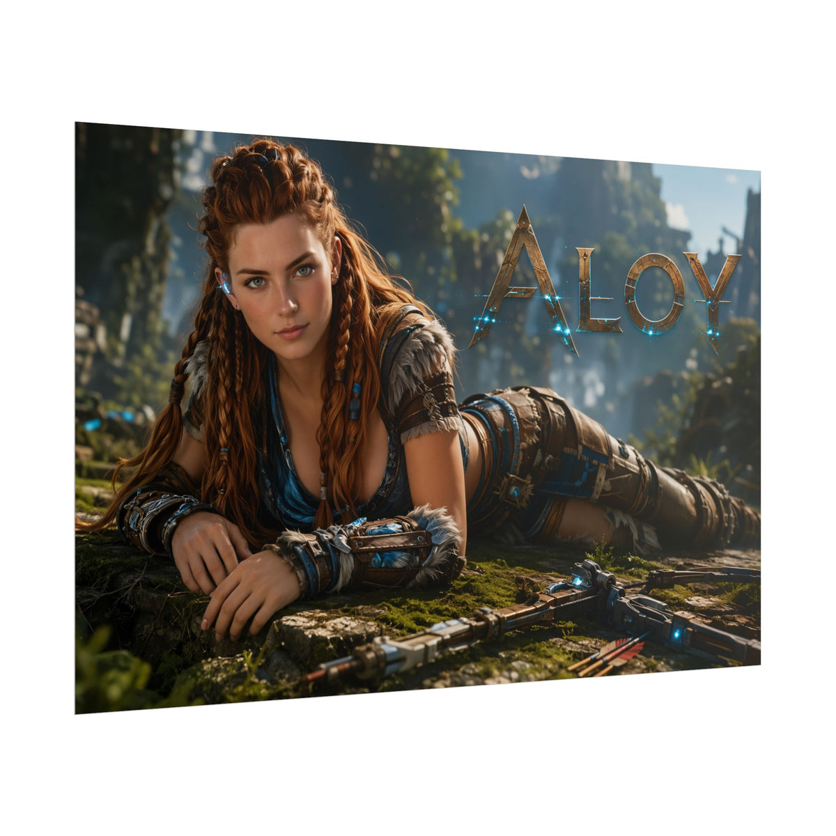 Aloy Horizon Gaming Poster Wall Art Gamer Room Decor Collectible Print