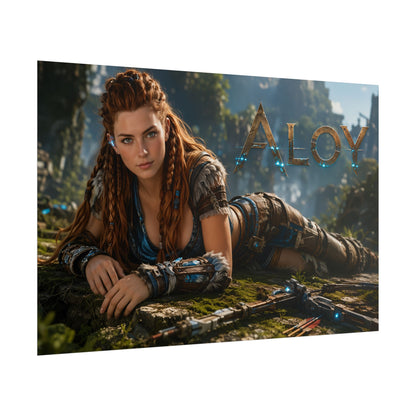 Aloy Horizon Gaming Poster Wall Art Gamer Room Decor Collectible Print