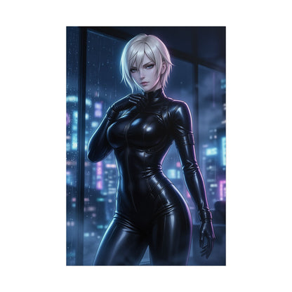 Christie Dead or Alive Poster Fighter Woman Wall Art Blonde Assassin Girl Print Martial Artist Character Gaming Room Decor Gift