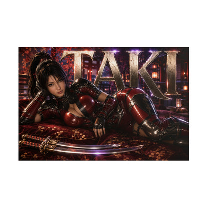 Taki Character Poster Soulcalibur Gamer Room Wall Art Collectible Decor