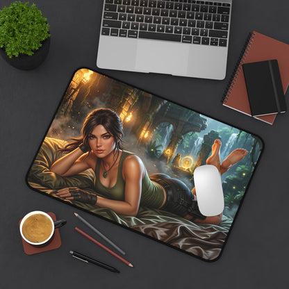 Tomb Raider Mouse Pad, Lara Croft Desk Mat, Gamer Gift XXL