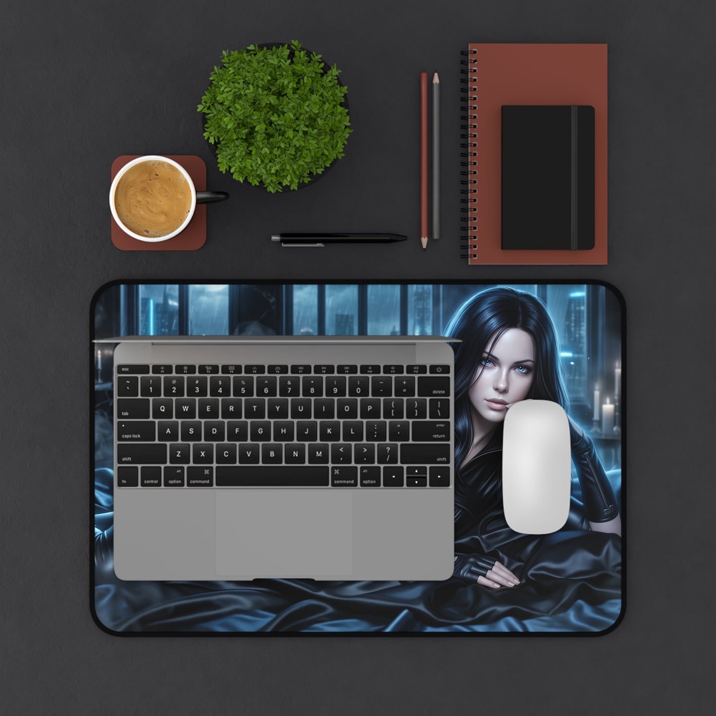Underworld Mouse Pad, Selene Desk Mat, Large Desk Pad
