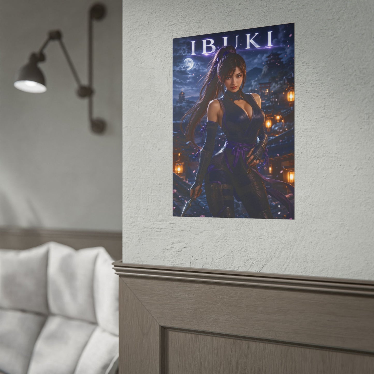 Ibuki Street Fighter Poster Capcom Gaming Wall Art Print Decor