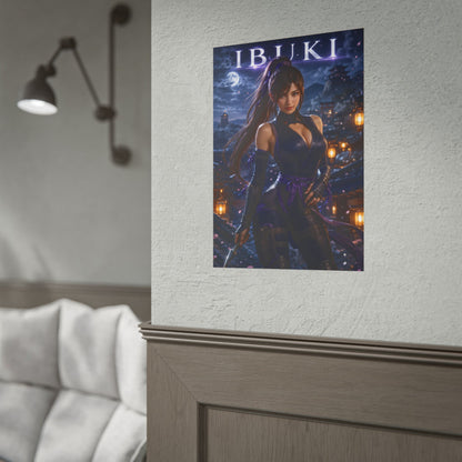 Ibuki Street Fighter Poster Capcom Gaming Wall Art Print Decor