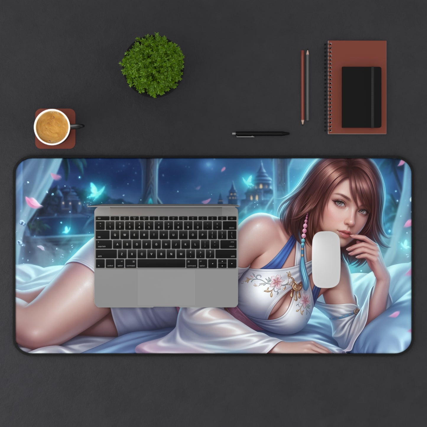 Final Fantasy Mouse Pad, Yuna Desk Mat, Gamer Gift XXL