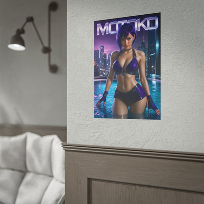 Motoko Kusanagi Ghost in the Shell Poster Wall Art Character Room Decor Collecti