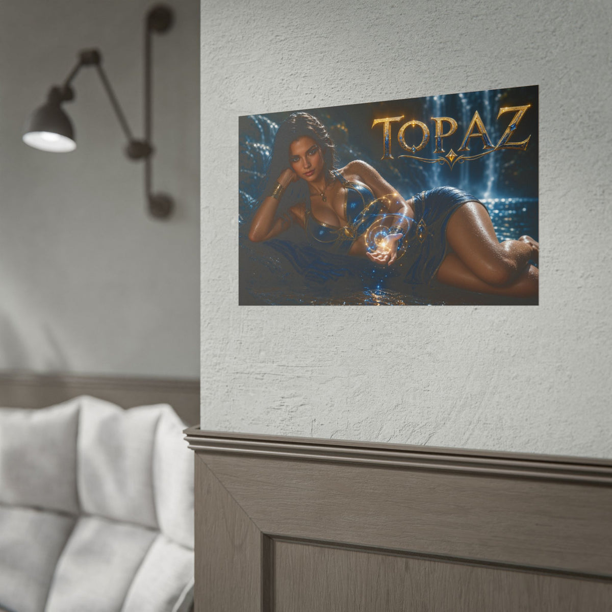 Topaz Comic Poster Character Wall Art Collector Room Decor Art Print