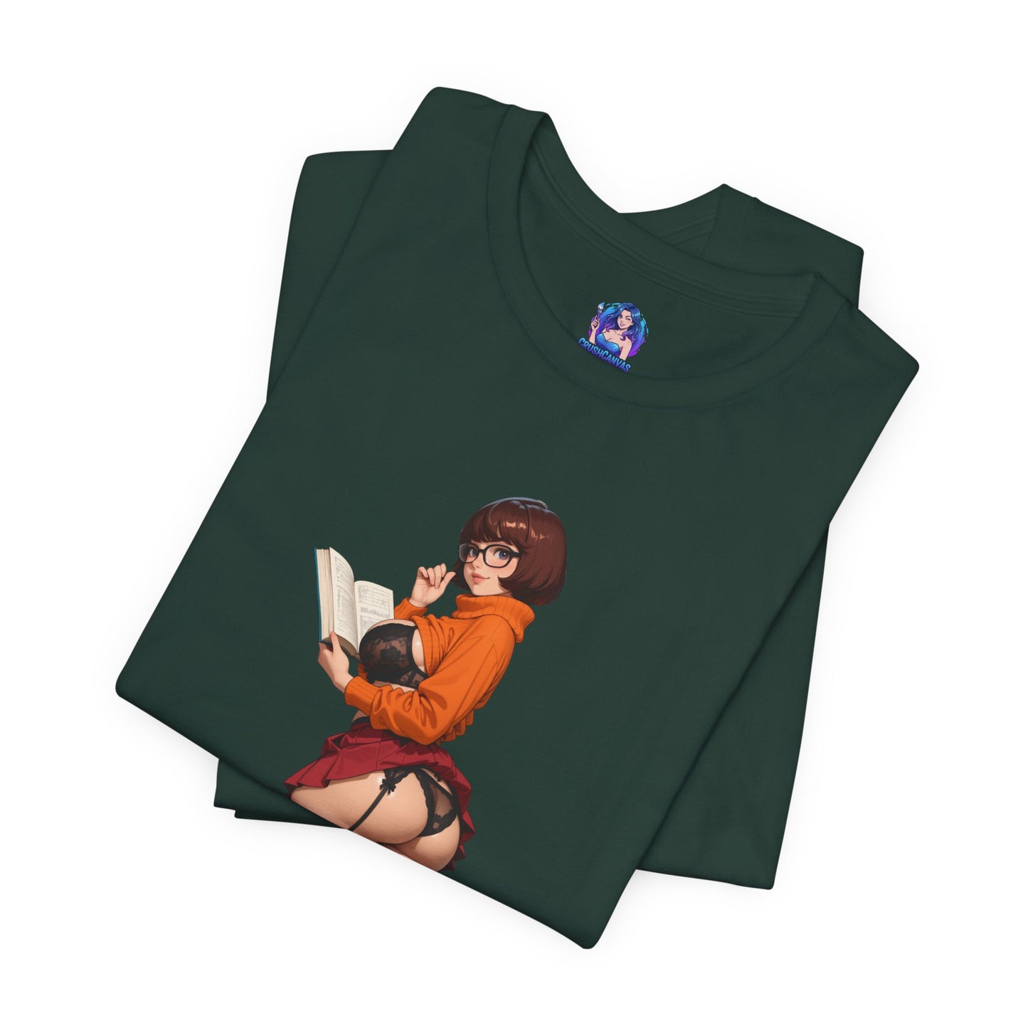 Velma-T-Shirt | Smartes Geek-Girl-Shirt für Fans &amp; Sammler | Süßes Shirt für die geheimnisvolle Heldin