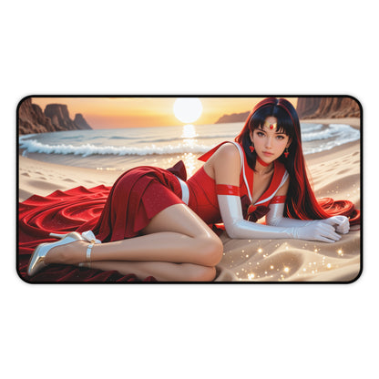 Килимок для столу Sailor Mars, килимок для миші Sailor Moon, декор для столу з аніме-дівчиною