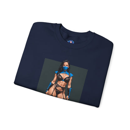 Толстовка Kitana Mortal Kombat, топ Edenian Warrior Crewneck, затишний ігровий вуличний одяг для колекціонерів