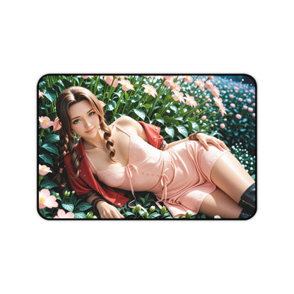 Килимок для столу Aerith Gainsborough, килимок для миші у фентезійній RPG-діловій атмосфері для дівчат, налаштування ігрового столу