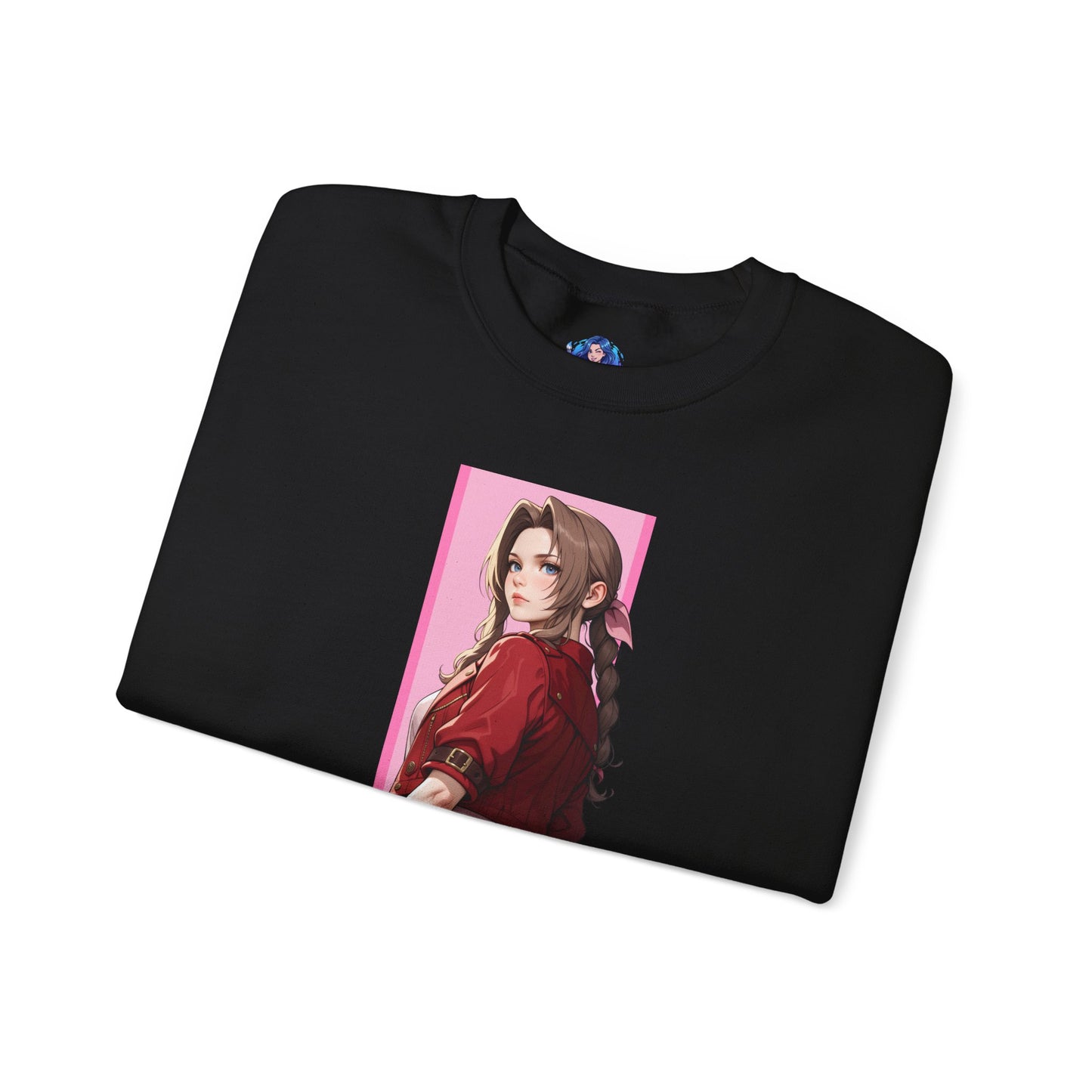 Aerith Gainsborough Sweatshirt, FFVII Crewneck, Cozy Fantasy Gaming Apparel for Fans
