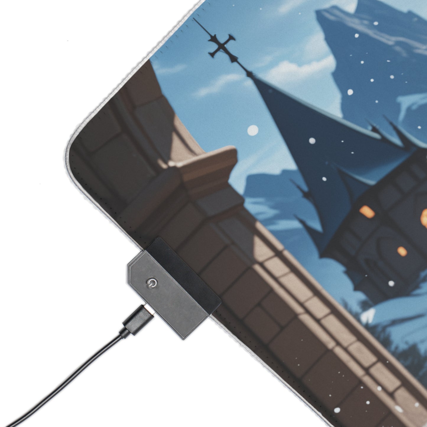 Килимок для столу Rosaria – світлодіодний RGB-підсвітлювальний килимок, ігровий комплект для дівчат з аніме Waifu