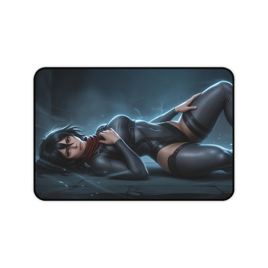 Attack on Titan Mouse Pad, Mikasa Desk Mat, Gamer Gift XXL