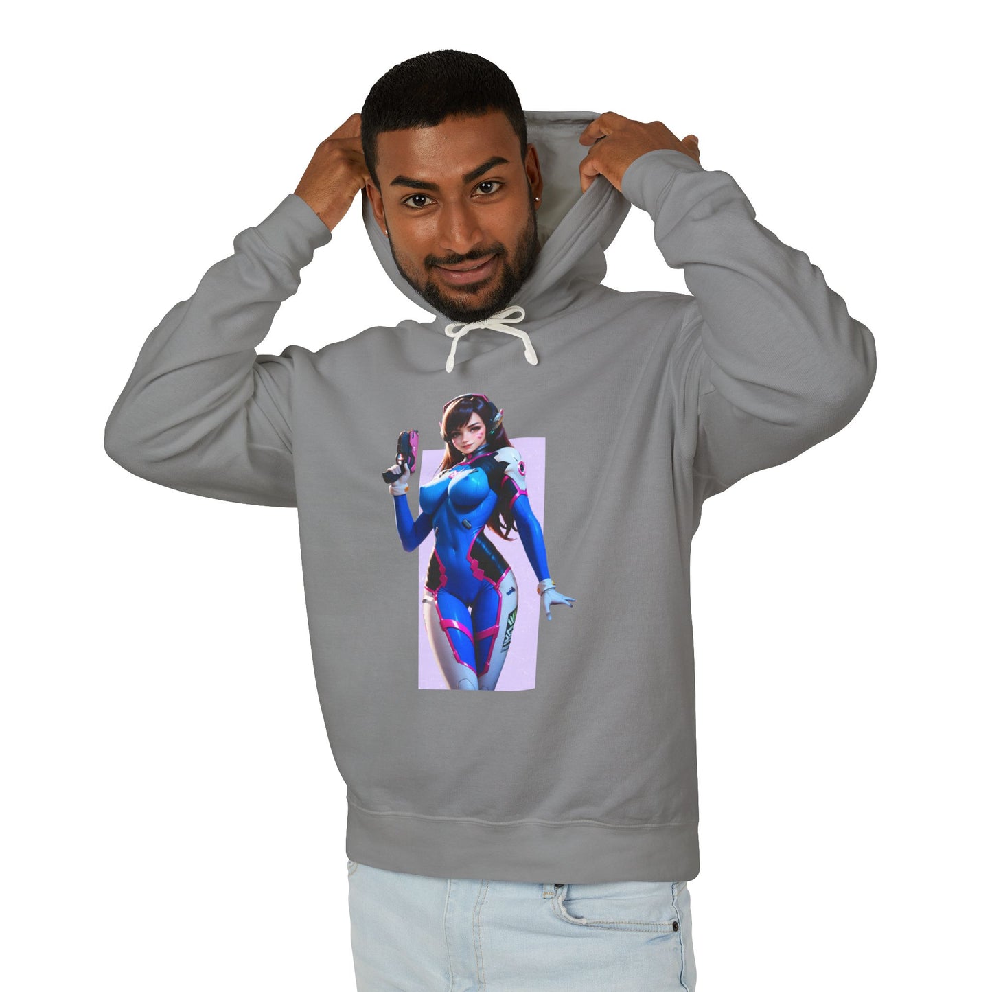 D.Va Hoodie | Overwatch Gamer Hoodie | Anime Mecha Girl Pullover