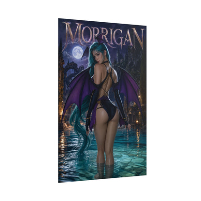 Morrigan Aensland Darkstalkers Poster Wall Art Character Room Decor Collectible