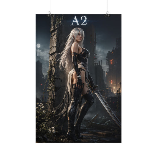 NieR Automata A2 Android Poster Video Game Wall Art Print